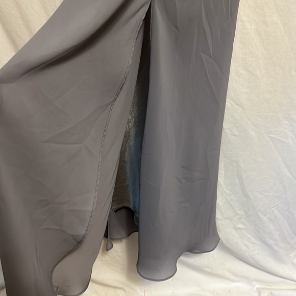 DAVE & JOHNNY Formal Dress, Gray, Size 12 - Picture 4 of 8